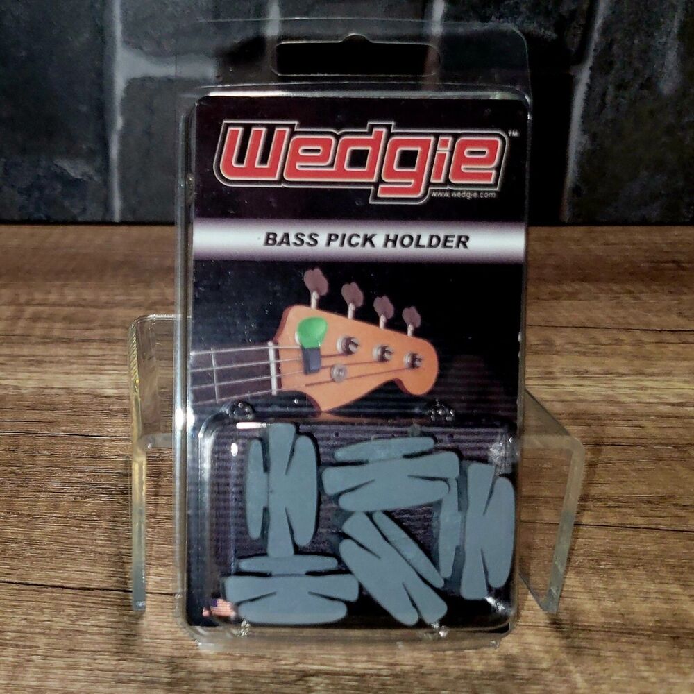 WEDGIE 5pc Bundle: 5 Bass Guitar Pick Holders / The Original!